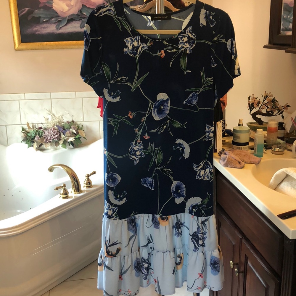 Ivanka Trump  Ruffle Dress